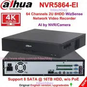 DAHUA WizSense NVR5864-EI 64ch 32MP AI NVR Network Video Recorder Max 384 Mbps
