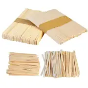 400pcs Wooden Wax Sticks Wax Spatulas Wax Applicator Craft Sticks for Hair eye