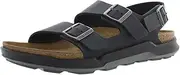 [Birkenstock] Mens Milano CT Oiled Nubuck Black Sandals 11 US