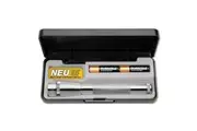 Mini LED 2-Cell AA Flashlight in Presentation Box, Silver