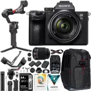 Sony a7 III Mirrorless Camera + 28-70mm Lens Kit + DJI RS 4 Gimbal Stabilizer