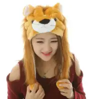 Fluffy Lion With Moving Ears Costume Accessory Winter Hat Bookweek