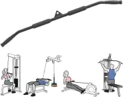 LAT Pull Down Bar for Home Gym LAT Pulldown Attachments for Pulley System Cable