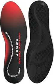 Physix Gear Sport Full Length Orthotic Inserts with Arch Support - Best Shoe Insoles for Plantar Fasciitis, Running, Flat Feet, Heel Spurs & Foot Strain - Men & Women -1PAIR XL