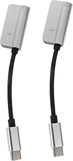 QUMIIRITY 1 Set Portable Type C to Audio Practical External Headphone Converter for Wired Earphones Compact Design for Easy Carrying Business Trips and