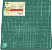 Self Healing Rotating Cutting Mat 18X18 (17" Grid), Perfect for Quilting & Art P