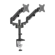 Brateck Dual Monitors Heavy-Duty Aluminum Gas Spring Monitor Arm