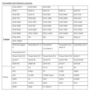 KIWI fotos 佳能相機快門線遙控 EOS R10 R7 R6 RP R M5 M6 850D 90D 77D 等