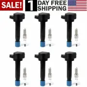 6 Ignition Coil & Spark Plug for Honda Accord Acura Odyssey TSX TL TSX V6 UF603 (for: Honda)