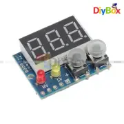 DC 0-99.9V LED Panel Digital Voltmeter w/ Alarm Indicator Green Indicator