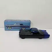 Vintage Avon 1955 Thunderbird 2 Oz. Blue Glass Bottle Deep Woods Aftershave FULL