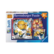 Ravensburger - Despicable Me 4 Puzzles 3 x 49 Piece