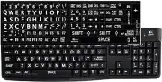 ENGLISH UK KEYBOARD STICKER LARGE LETTERS BLACK FOR COMPUTER LAPTOP