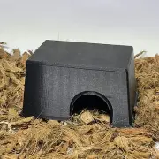 Reptile Hide Box Cave Enclosure Decor Reptile Tank Enrichment Decoration