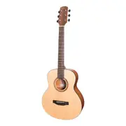 Martinez 'Natural Series' Spruce Top Mini Short Scale Acoustic-Electric Guitar (Open Pore)
