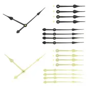 10 Set Replacement Clock Hands Kit Mechanism Movement Wall Black,Gold A23/A24
