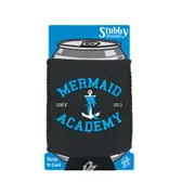Mermaid Academy - Funny Novelty Stubby Holder With Base