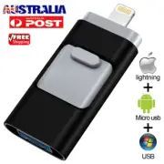 2TB 1TB 256GB USB 3.0 Flash Drive Storage External Memory Stick For iPhone iPad