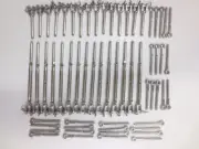 Stainless Steel Rope Wire DIY Balustrade Kit Jaw/Swage Fork Turnbuckle - 15 pack