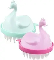 HOMOCONO 2pcs Scalp Massager Hair Cleaning Brush for Home Use Gentle Shampoo Brush for Relaxing Scalp Massage Effortless Cleaning Suitable for Adults Random Color