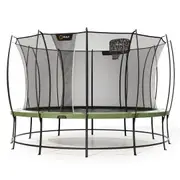 VULY Ultra 2 Pro Extra Large 16ft Trampoline with Enclosure - Round Kids Trampolines Bundle With Basketball Hoop