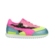 Puma Future Rider Vrqt Lace Up Toddler Girls Blue, Pink Sneakers Casual Shoes 3