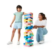 Jumbo Tumbling Tower 59cm Giant Outdoor Wooden Block Game Jenga game AU Fun NEW