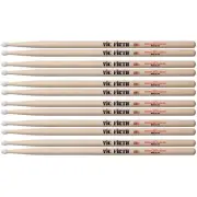 6 Pairs Vic Firth ROCK Nylon Tip American Classic Hickory Drumsticks