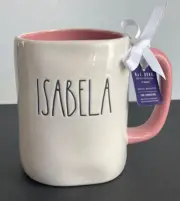 RAE DUNN Encanto ISABELA Mug Double Sided Disney Pink Inside , NEW with Tag