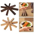 Wooden Trivet for Hot Dishes, Wood Table Mat, Creative Home Decor Pot Holder