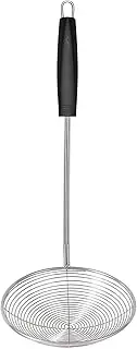 [Lurch] Tango 230370 Soap Spoon/Slotted Spoon for Scooping, Frying and Blanching, Diameter 14 cm, Stainless Steel and Plastic