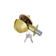 Premier Lock DB03C Solid Brass Deadbolt Door Lock w/ 2 SC1 Keys