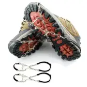 6 Teeth Shoe Spikes Crampons Boots Cover New Cleats Chain Climbing