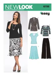New Look Pattern 6735 Misses' Separates