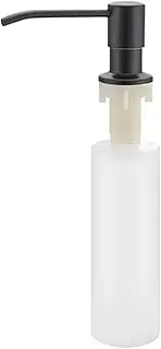 Sink Soap Dispenser Pump - Built in Soap Dispenser for Kitchen Sink | Stainless Steel Foam Pump for Bathroom Restroom Counter Top Decorative Dish Cleaner Holder