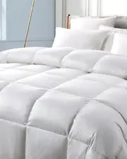 Serta 300TC White Down Fiber Comforter-Extra Warmth