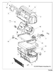 Polaris Evaporator Coil, Genuine OEM Part 2413991, Qty 1