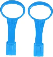 VICASKY Infant Bed Pull Rings 2 Pack Crib Hanging Rings Safety Pull up Bar for Walking Practice