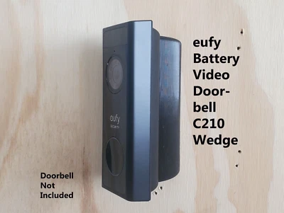 eufy Battery Video Doorbell C210 Wedge Bracket Angle Mount 15 30 45 60 90 Degree