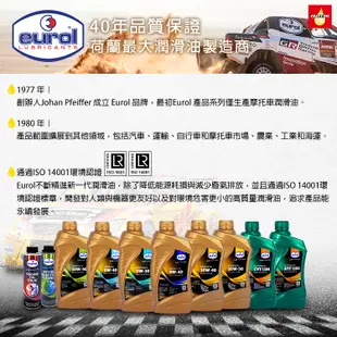 Eurol 4T 5W50 酯類全合成機油 Eurol SportBike 4T 5W50 酯類 機車【機油嚴選瘋油網】