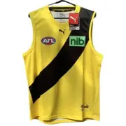 2022 Richmond Mens Clash Guernsey AFL Football Puma Yellow Black Brand New Footy