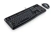 Logitech Wired Keyboard & Mouse Combo, Desktop MK120, Black, USB 920-002586