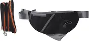 Hands No Dog Leash with Zipper Pouch, Waist Leash for Dog Walking, Hands No Dog Running Leash and Waist Belt Fanny Pack for Walking, Jogging and Running Your Dog