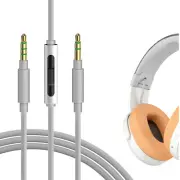 Geekria Audio Cable with Mic for Skullcandy Hesh Evo, Hesh ANC, Crusher (4 ft)