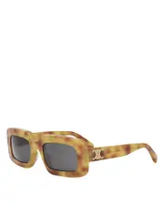 Celine Triomphe Rectangular Sunglasses, 53mm