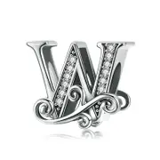Diy Bracelet Beaded Accessories With Zircon Beads 26 Letters Style - W