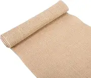 Burlap Table Runner for Wedding, Vintage Nature Hessian Jute Burlap Ribbon Table Runner Crafts Chair Christmas Wedding Party, Place Mats(30cm*2m)