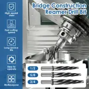 Bridge Construction Reamer Drill Bit 5/8inch 3/4inch 1/2inch High Speed leZAb