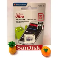 在飛比找蝦皮購物優惠-SanDisk Ultra MicroSD SDHC 32G