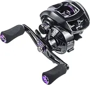 [koolsoo] Baitcasting Fishing Reel, Baitcasters, Large Capacity Casting Reel, 18 Drag, 7.2:1 Ratio, 2+ Bearings, Magnetic Brake, Left-Handed